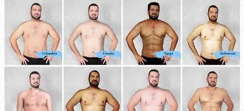 Le corps parfait selon les pays