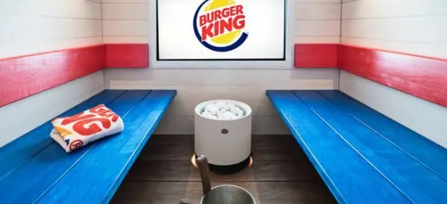 Un spa dans un restaurant Burger king