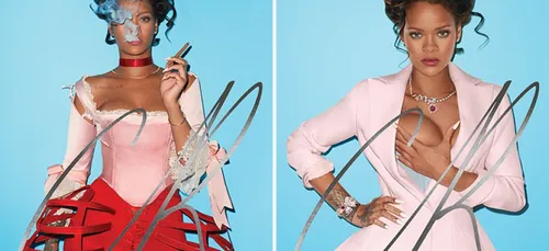 Rihanna pose seins nus pour un nouveau shooting sexy
