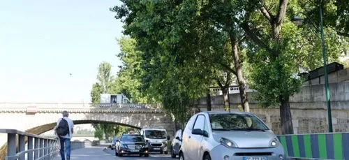 Une nouvelle voie sur berge fermée à Paris