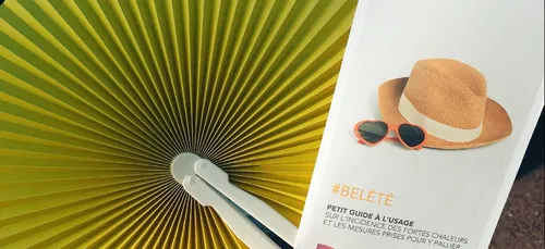 Contre la chaleur, la SNCF Transilien distribue des éventails !