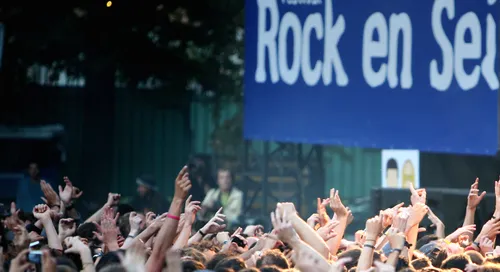 Un stand de lutte contre les agressions sexuelles à Rock en Seine