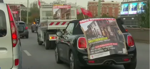 L’opération escargot des buralistes à Paris et en banlieue