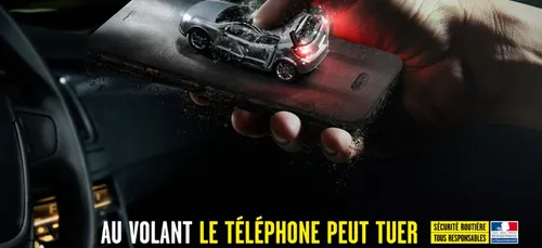 Nouvelle campagne contre le portable au volant