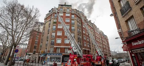 Paris : l’incendie au 8e étage d’un HLM a fait deux blessés graves