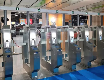 Les nouveaux portiques anti-fraude inaugurés à Saint-Lazare
