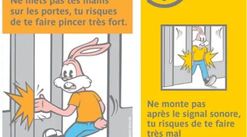 RATP : Serge le Lapin sort du métro et s'invite chez vous