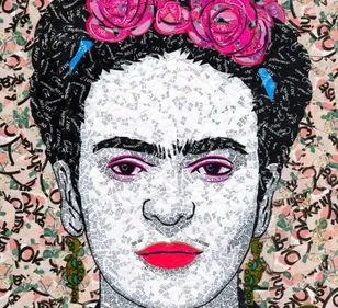 Un artiste réalise d’incroyables portraits à l’aide d’étiquettes de...