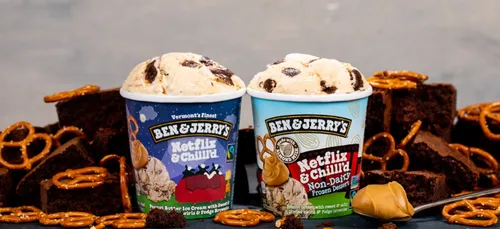 Ben & Jerry’s dévoile son nouveau parfum pour les soirées Netflix...