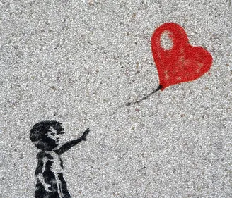 Banksy a dévoilé une nouvelle œuvre spéciale pour la Saint-Valentin...