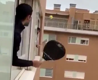 Confinement : les sports improbables inventés par les Européens...