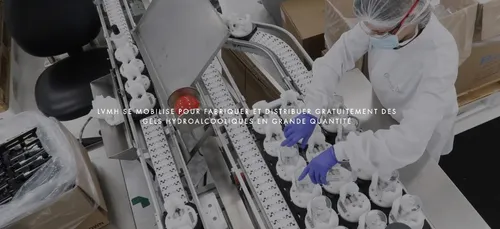 Gel hydroalcoolique : le numéro 1 du luxe se lance dans la bataille