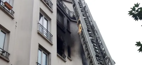 Un blessé grave dans un incendie à Paris