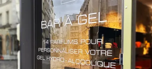 Un bar à gel hydroalcoolique ouvre ses portes en France