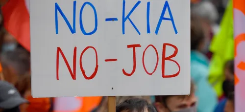 Opposés aux 1.200 suppressions d’emplois, les salariés de Nokia...