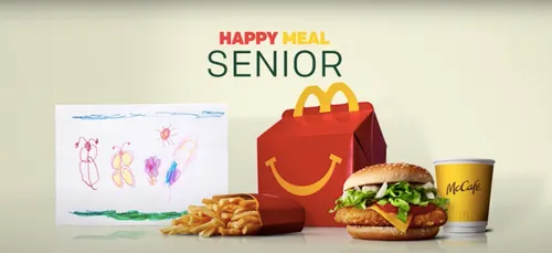 Une célèbre enseigne de fast-food lance un menu spécial « senior »...