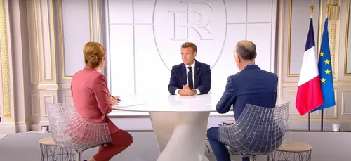 Macron : "Port du masque obligatoire dans les lieux clos" et "100...