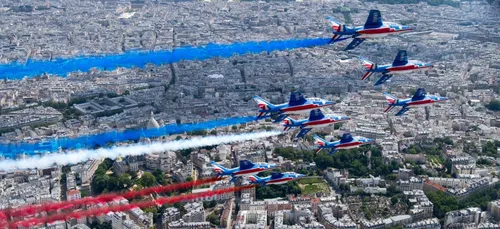La patrouille de France va encore survoler l’Île-de-France ce mercredi