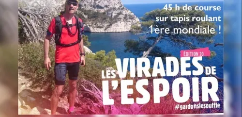 Saint-Germain-en-Laye : 45 heures de course sur un tapis roulant...