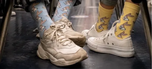 RATP : des chaussettes en vente à l’effigie de Serge le lapin