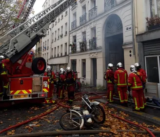 Un incendie dans un atelier en plein Paris : deux blessés en...