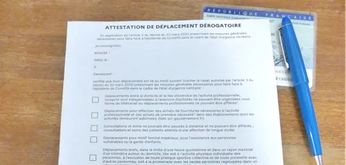 Un cambrioleur oublie son attestation de déplacement dérogatoire...