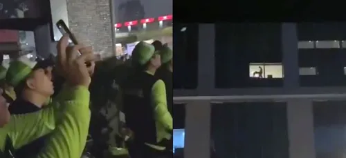 Un couple surpris en plein ébat sexuel par des dizaines de passants...