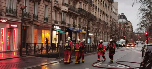 Paris : une suspicion de fuite de gaz sous un trottoir
