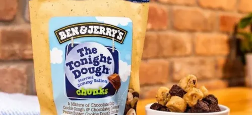 Les célèbres morceaux de cookie de la glace Ben & Jerry's...