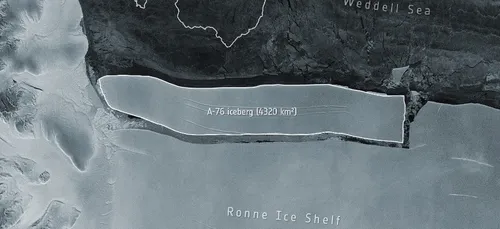 Le plus gros iceberg au monde se détache de l'Antarctique [photo]