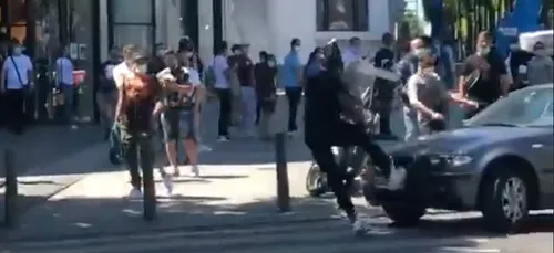 Un homme volontairement percuté par une voiture sur les...