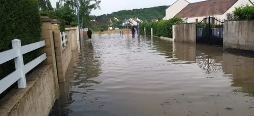 Les orages ont provoqué de gros dégâts dans le nord de la région...