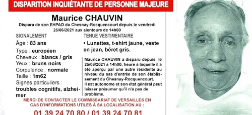 Yvelines : appel à témoins après la disparition d’un octogénaire