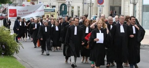 Mobilisation des avocats à Bordeaux