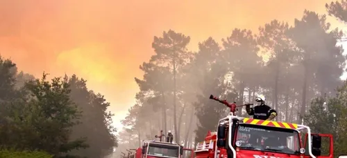 Feux de forêt en Gironde