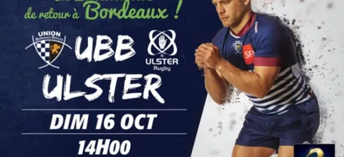 UBB vs ULSTER RUGBY : dimanche 16 octobre 2016