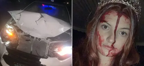 Halloween : elle a un accident avec son costume, les passants la...