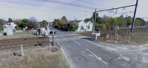 Accident dramatique à niveau de beautiran