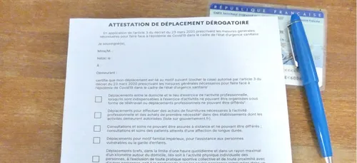 Un cambrioleur oublie son attestation de déplacement dérogatoire...
