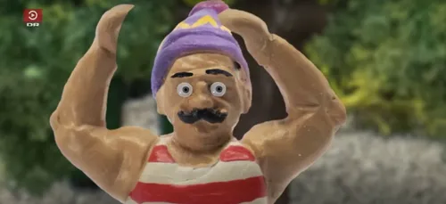 Le héros d'un dessin animé pour enfants avec « le zizi le plus long...