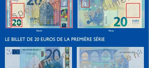 Nouveau billet de 20 euros
