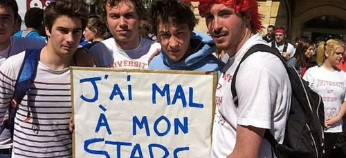 Manifestation des étudiants de STAPS
