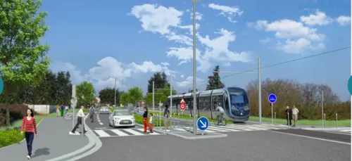 Des brouettes de pétitions pour défendre le tram D à St Médard !