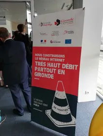 Gironde : lancement officiel du chantier de la fibre optique