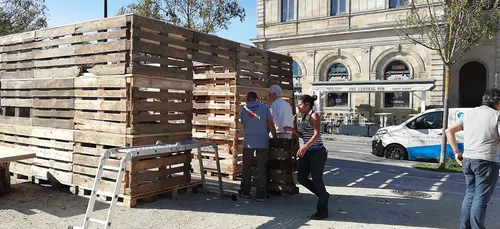 La villa Shamengo en construction à Bordeaux