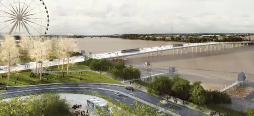 Bordeaux : reprise des travaux du pont Simone Veil