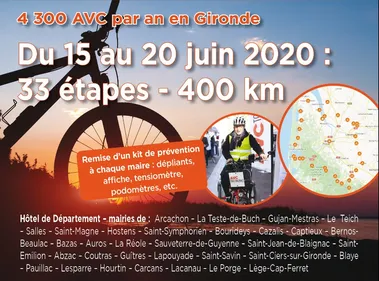 Un tour de Gironde pour sensibiliser sur les AVC