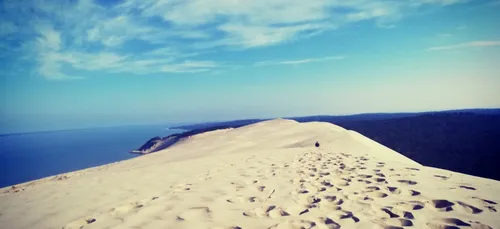 Une navette pour rejoindre la Dune du Pilat