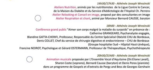 Les journées de la nutrition