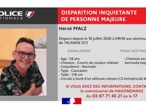 Talange : qui a vu Hervé Pfalz, 58 ans ?